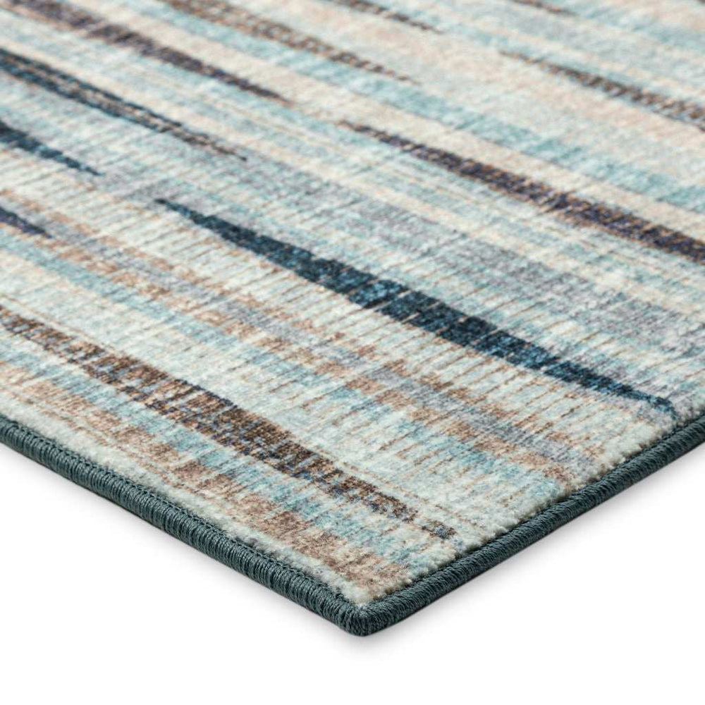 2' X 3' Blue Ombre Tufted Handmade Area Rug - Homeroots - Flyclothing LLC