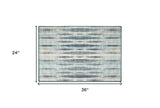 2' X 3' Blue Ombre Tufted Handmade Area Rug - Homeroots - Flyclothing LLC