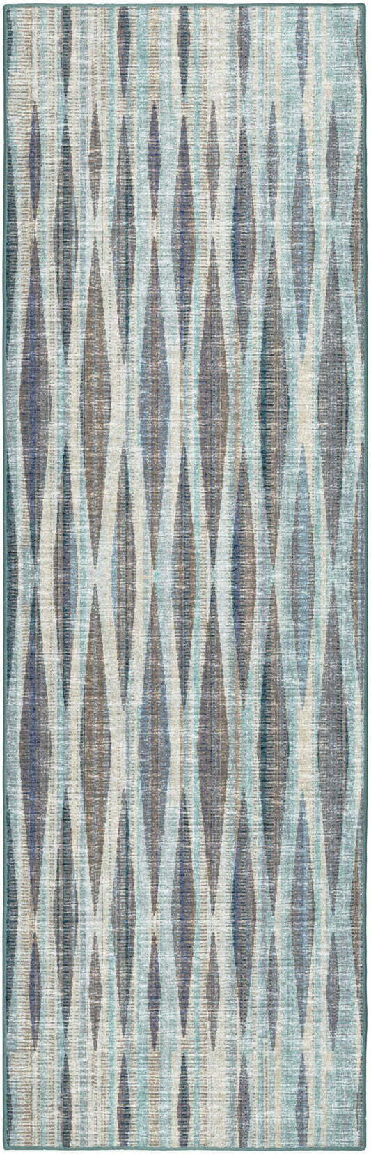 3' X 10' Blue Ombre Tufted Runner Rug - Homeroots - Flyclothing LLC