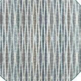 8' X 8' Blue Round Ombre Tufted Handmade Area Rug - Homeroots