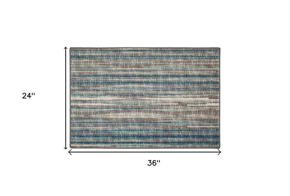 2' X 3' Brown Ombre Tufted Handmade Area Rug - Homeroots - Flyclothing LLC