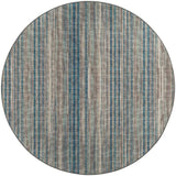 4' Brown Round Ombre Tufted Handmade Area Rug - Homeroots - Flyclothing LLC