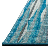 4' Blue Round Ombre Tufted Handmade Area Rug - Homeroots - Flyclothing LLC