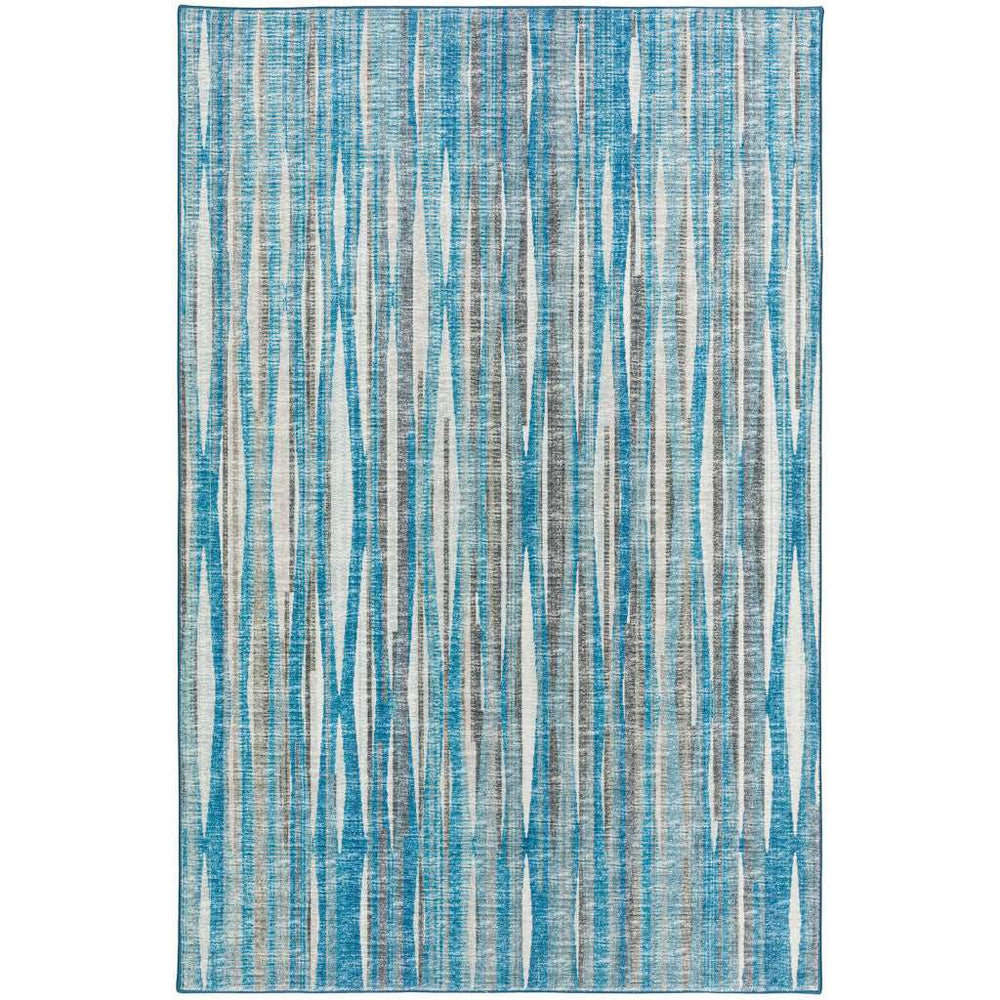 5' X 8' Blue Ombre Tufted Handmade Area Rug - Homeroots - Flyclothing LLC
