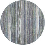 10' Purple Round Ombre Tufted Handmade Area Rug - Homeroots