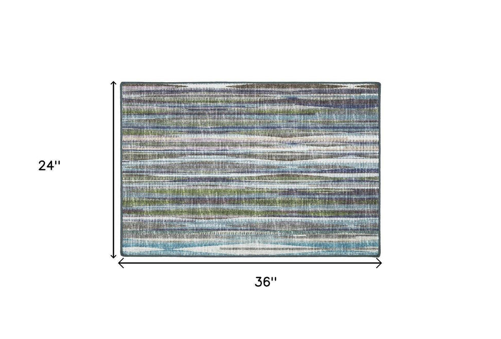 2' X 3' Purple Ombre Tufted Handmade Area Rug - Homeroots - Flyclothing LLC