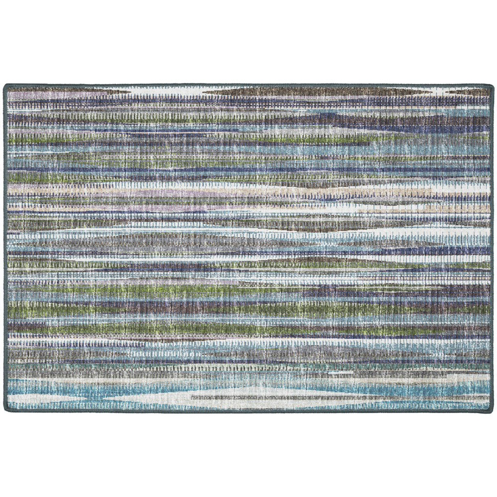 2' X 3' Purple Ombre Tufted Handmade Area Rug - Homeroots
