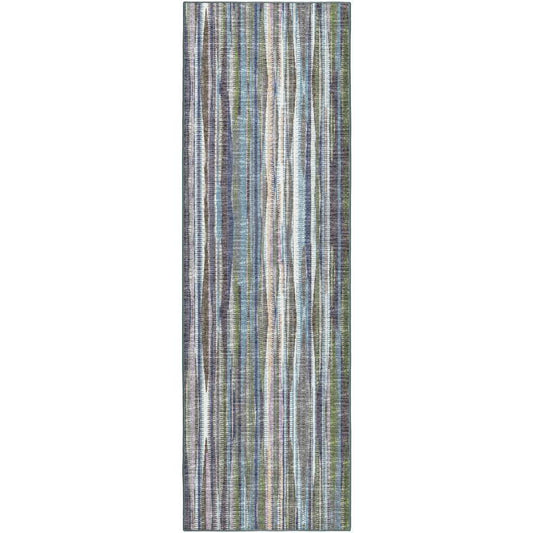 3' X 8' Purple Ombre Tufted Handmade Runner Rug - Homeroots - Flyclothing LLC