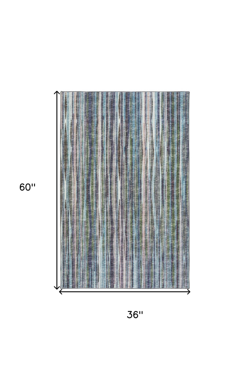 3' X 5' Purple Ombre Tufted Handmade Area Rug - Homeroots - Flyclothing LLC