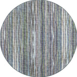 4' Purple Round Ombre Tufted Handmade Area Rug - Homeroots - Flyclothing LLC
