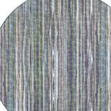 8' X 8' Purple Round Ombre Tufted Handmade Area Rug - Homeroots - Flyclothing LLC