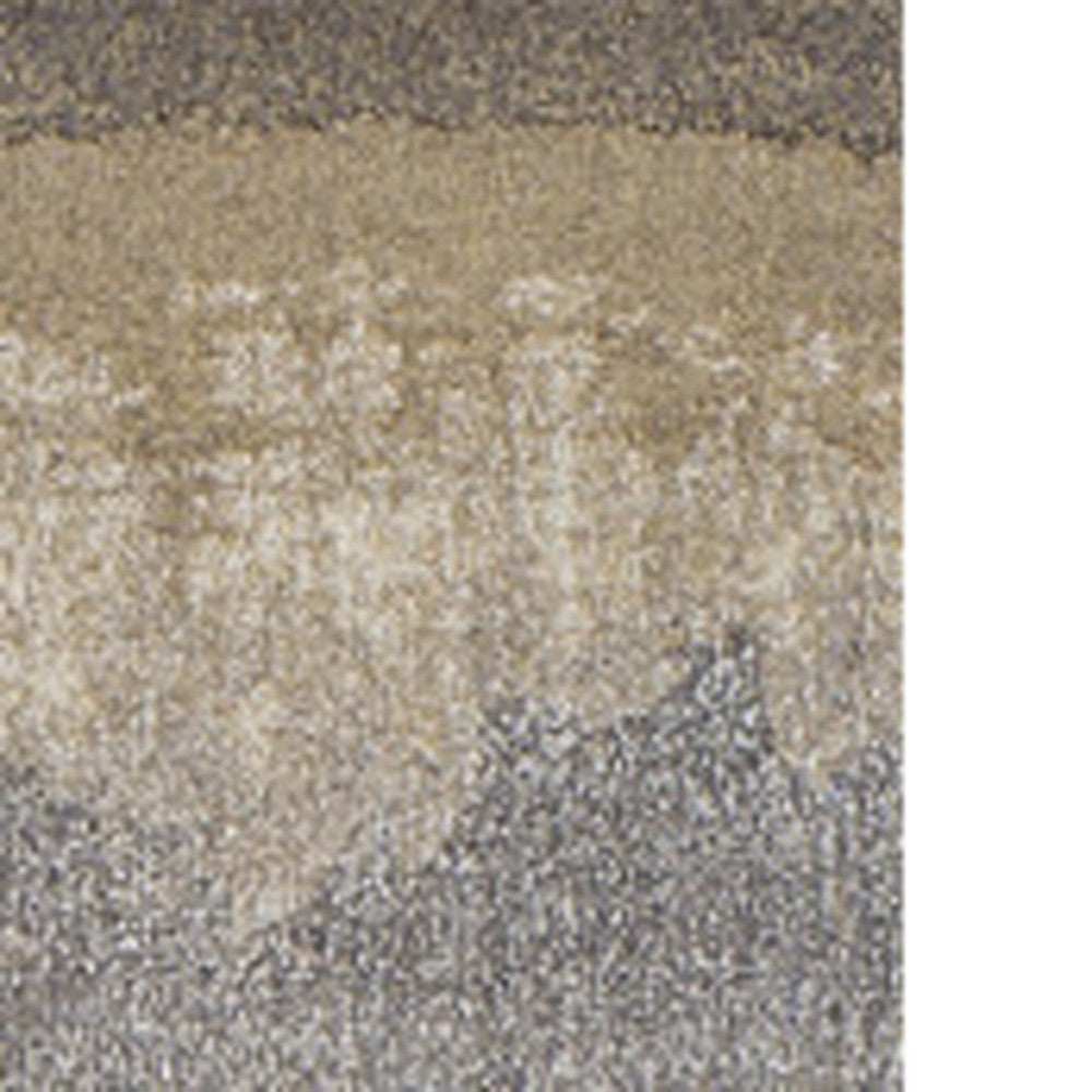 3' X 5' Brown and Ivory Abstract Area Rug - Homeroots - Flyclothing LLC