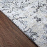 3' X 5' Gray and Ivory Oriental Area Rug - Homeroots - Flyclothing LLC