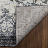 5' X 8' Gray and Ivory Oriental Area Rug - Homeroots - Flyclothing LLC