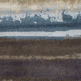 8' X 11' Beige and Brown Abstract Area Rug - Homeroots - Flyclothing LLC