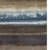 8' X 11' Beige and Brown Abstract Area Rug - Homeroots - Flyclothing LLC