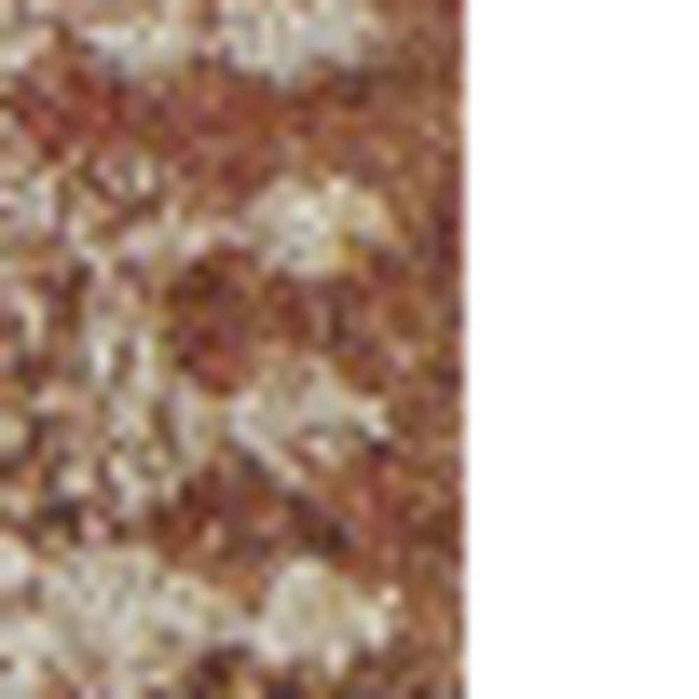 5' X 8' Red and Beige Oriental Area Rug - Homeroots - Flyclothing LLC