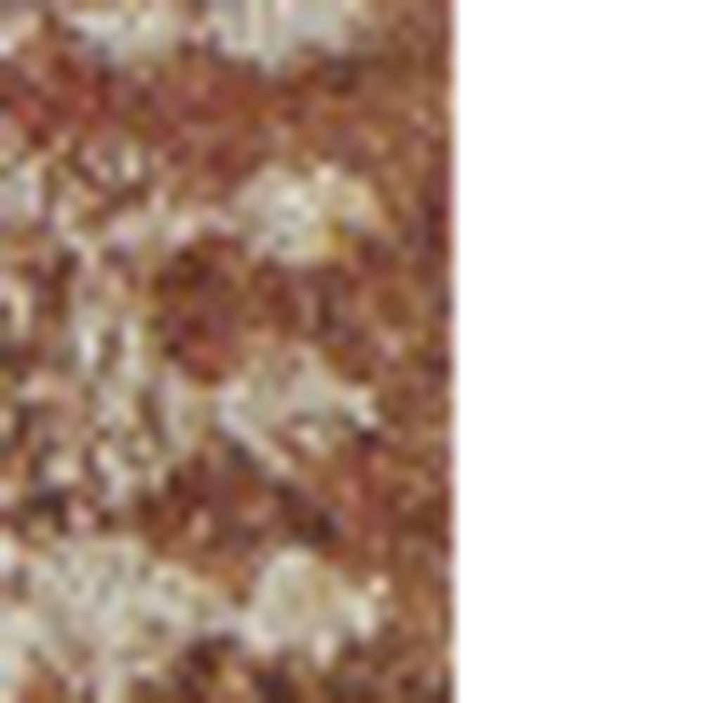 8' X 11' Red and Beige Oriental Area Rug - Homeroots - Flyclothing LLC