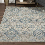 3' X 5' Blue Oriental Area Rug - Homeroots - Flyclothing LLC