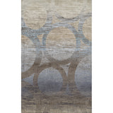 3' X 5' Brown and Beige Abstract Area Rug - Homeroots