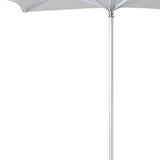 8' White Polyester Square Market Patio Umbrella - Homeroots - Flyclothing LLC