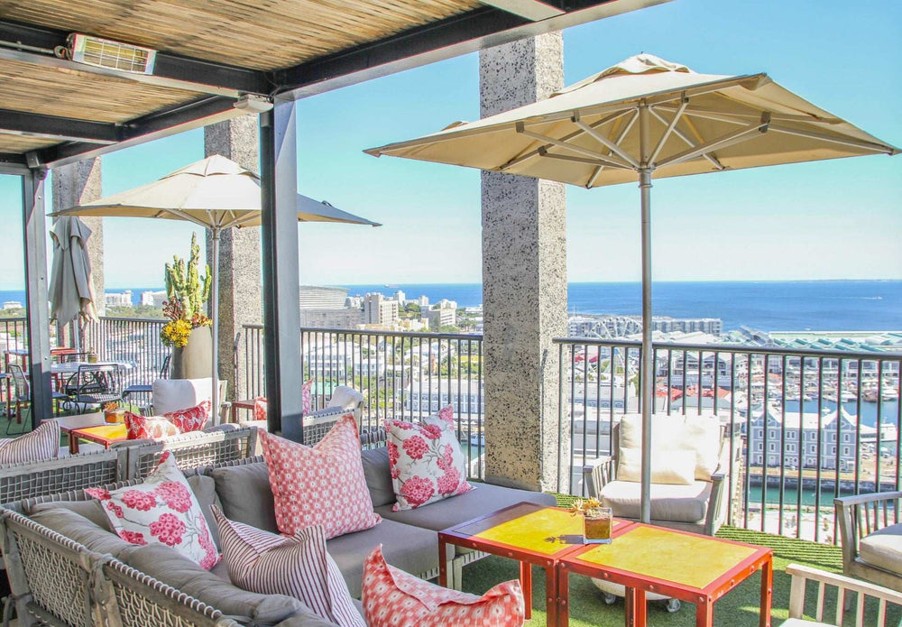 8' Ecru Polyester Square Market Patio Umbrella - Homeroots - Flyclothing LLC