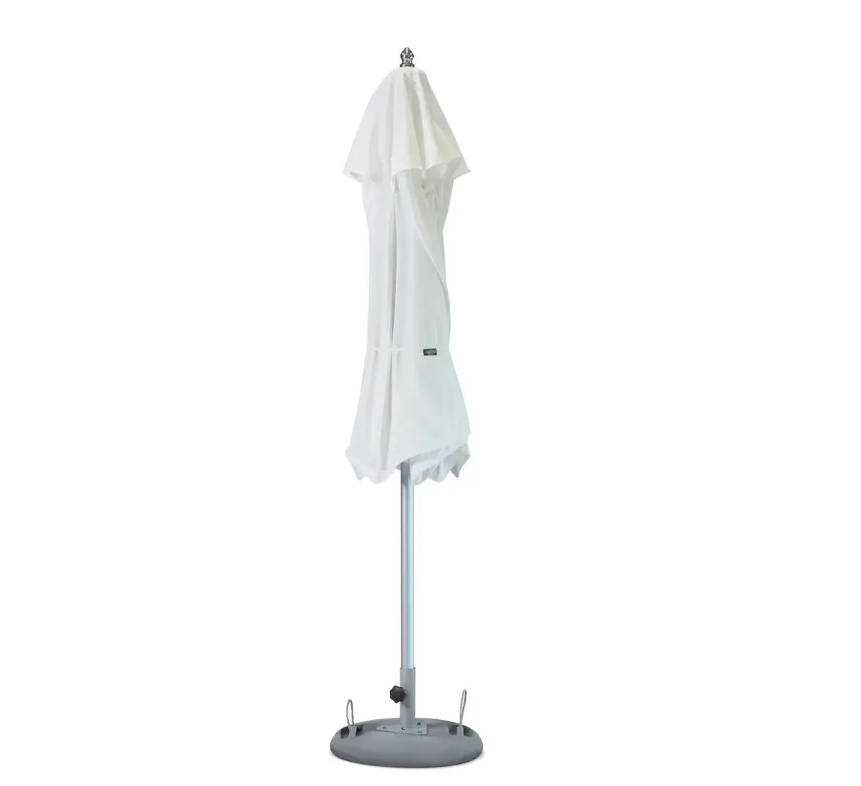 10' White Polyester Round Market Patio Umbrella - Homeroots - Flyclothing LLC