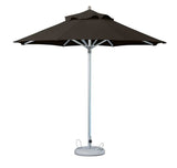 10' Black Polyester Round Market Patio Umbrella - Homeroots - Flyclothing LLC