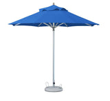 10' Blue Polyester Round Market Patio Umbrella - Homeroots - Flyclothing LLC
