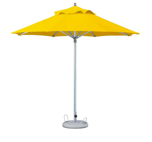 10' Yellow Polyester Round Market Patio Umbrella - Homeroots - Flyclothing LLC