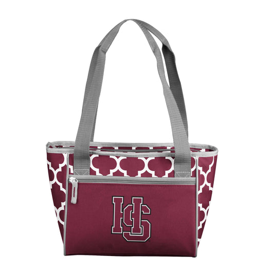 Hampden-Sydney Crosshatch 16 Can Cooler Tote - Logo Brands - Flyclothing LLC