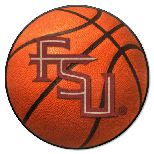 Florida State Seminoles Basketball Rug - 27in. Diameter - Florida State