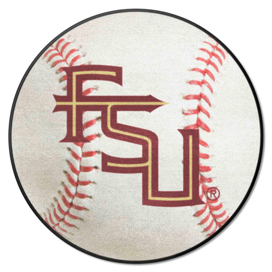 Florida State Seminoles Baseball Rug - 27in. Diameter - Florida State