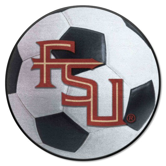 Florida State Seminoles Soccer Ball Rug - 27in. Diameter - Florida State