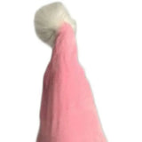 30" Pink and White Fabric Sitting Gnome - Homeroots - Flyclothing LLC