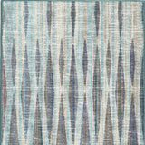 12' Blue and Ivory Ombre Hand Tufted Runner Rug - Homeroots