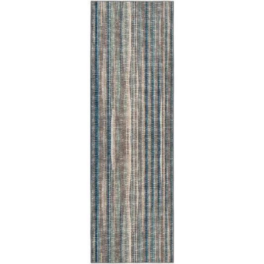 12' Brown and Beige Ombre Hand Tufted Runner Rug - Homeroots - Flyclothing LLC