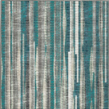 12' Blue and Ivory Ombre Hand Tufted Runner Rug - Homeroots