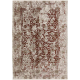 5' X 8' Red Oriental Area Rug With Fringe - Homeroots - Flyclothing LLC