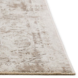 5' X 8' Brown Oriental Area Rug With Fringe - Homeroots