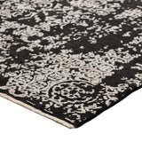 8' X 10' Black Oriental Area Rug With Fringe - Homeroots - Flyclothing LLC