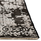 8' X 10' Black Oriental Area Rug With Fringe - Homeroots - Flyclothing LLC