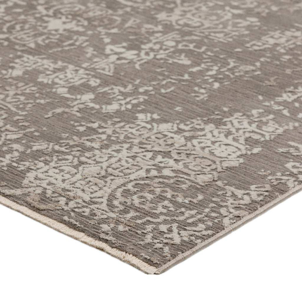 9' X 13' Gray Oriental Area Rug With Fringe - Homeroots - Flyclothing LLC