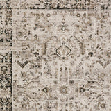 8' X 10' Gray Oriental Area Rug With Fringe - Homeroots - Flyclothing LLC