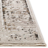 8' X 10' Gray Oriental Area Rug With Fringe - Homeroots - Flyclothing LLC