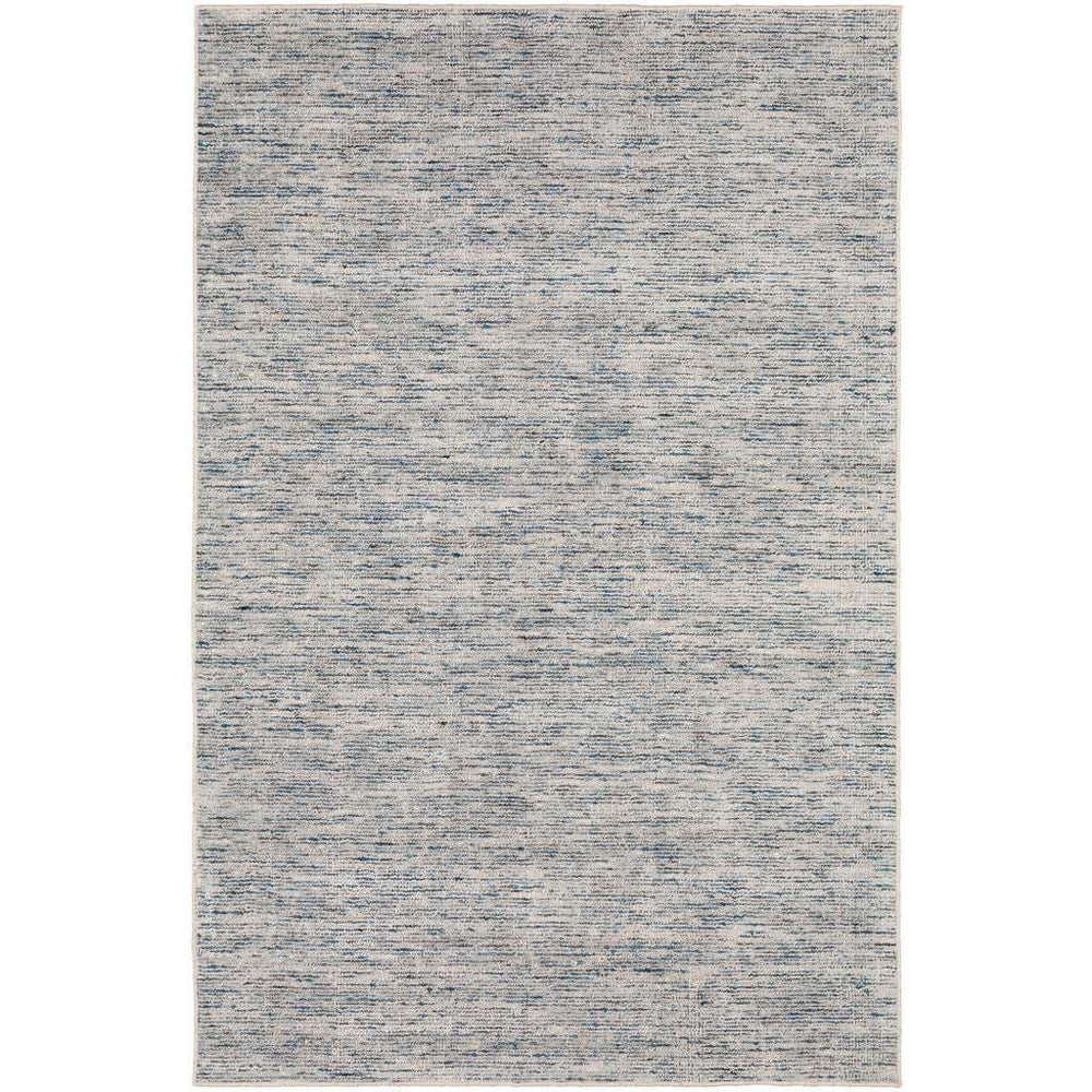 5' X 8' Blue Wool Hand Loomed Handmade Area Rug - Homeroots - Flyclothing LLC