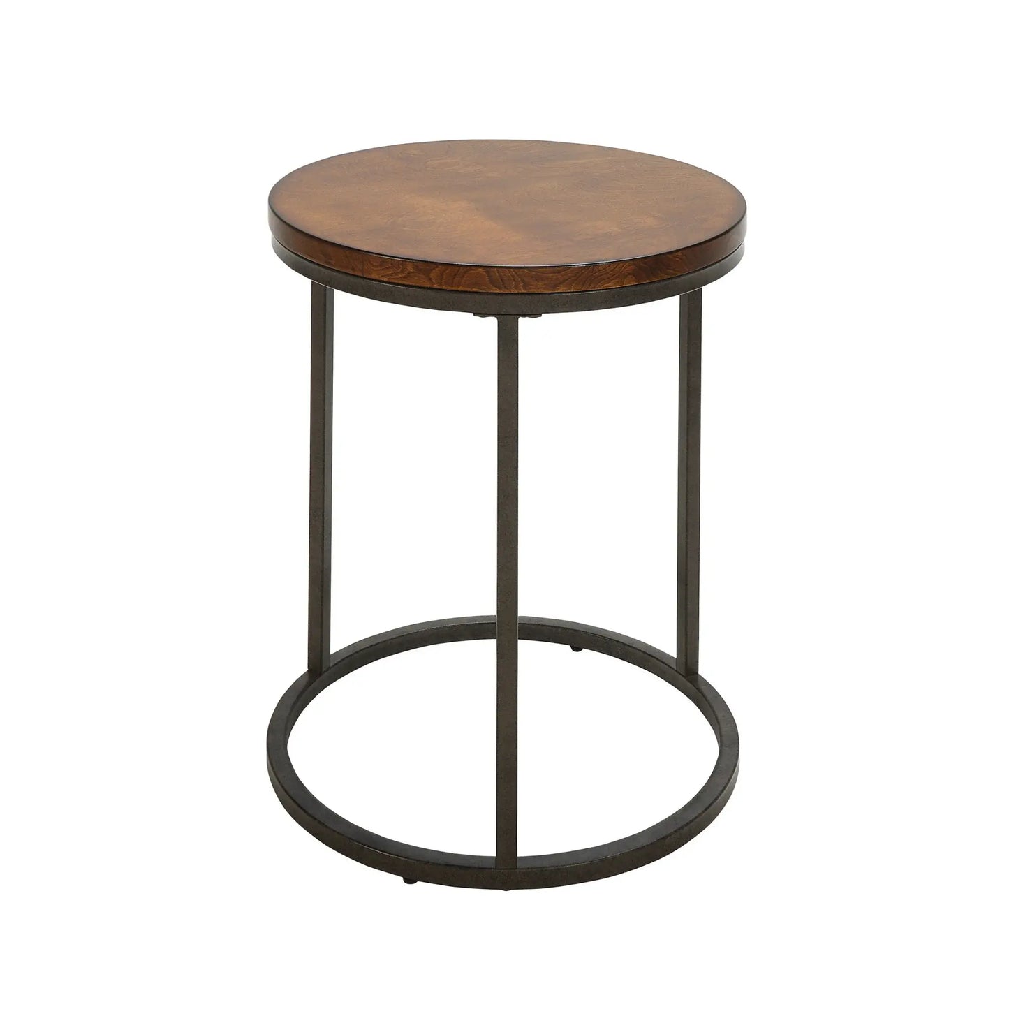 20" Black And Gray Manufactured Wood Square End Table - Homeroots - Flyclothing LLC