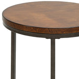 20" Black And Gray Manufactured Wood Square End Table - Homeroots - Flyclothing LLC