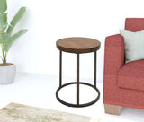 20" Black And Gray Manufactured Wood Square End Table - Homeroots - Flyclothing LLC