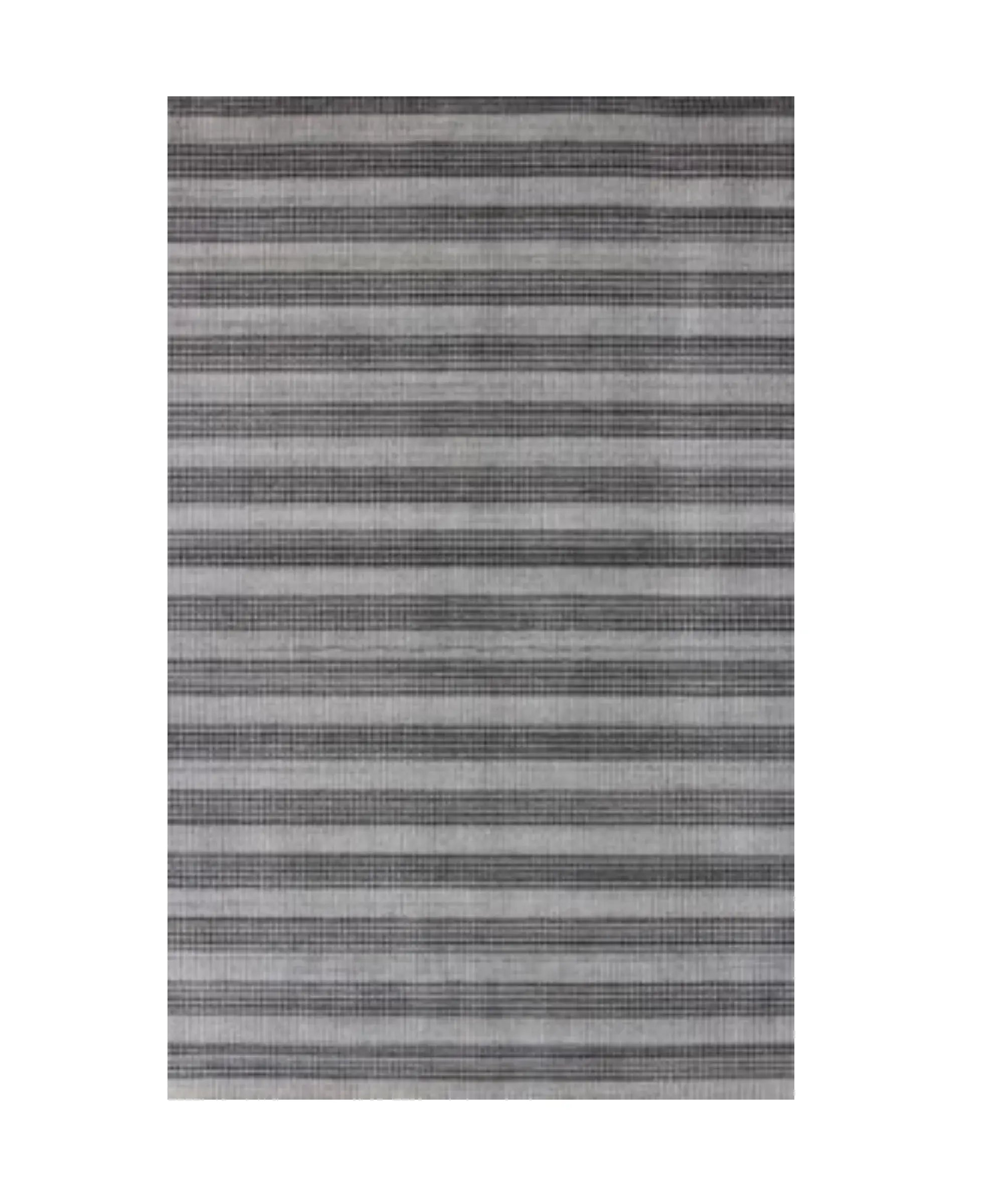 5' X 10' Black And Gray Striped Hand Loomed Area Rug - Homeroots - Flyclothing LLC